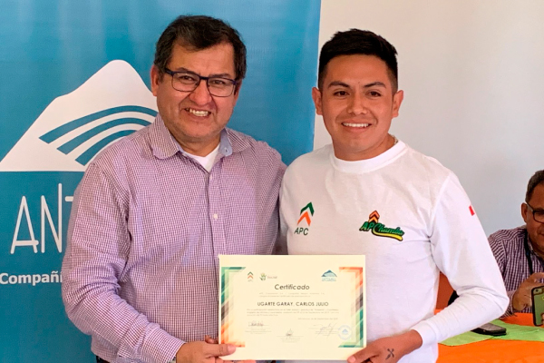 Todos los graduados comienzan a trabajar en el Campamento Antamina contratados por la Corporación APC desde el 3 de octubre