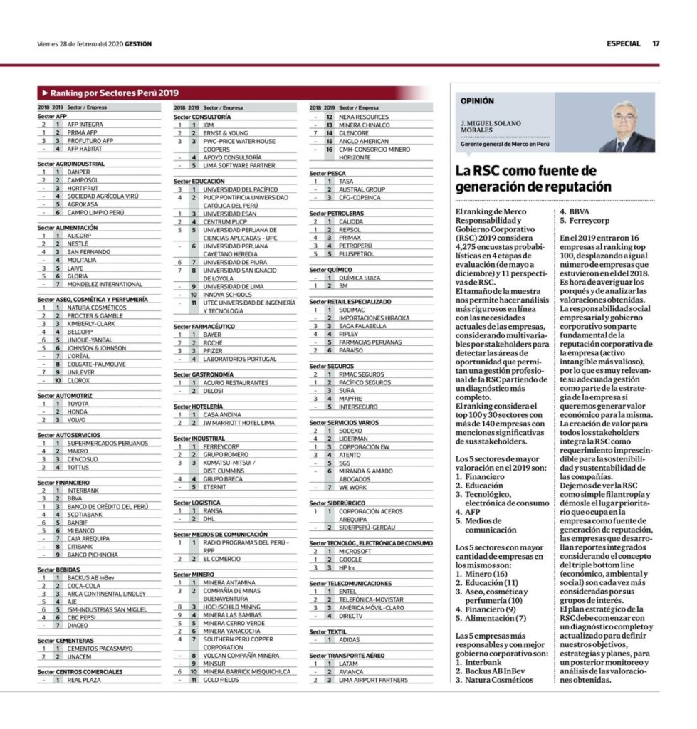 Responsabilidad Social Corporativa y Gobierno Corporativo