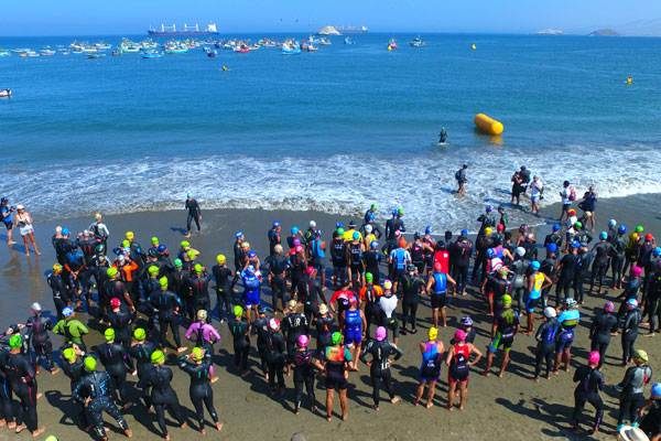 Vibrante Triatlón en el Festival Porteño de Huarmey 2020
