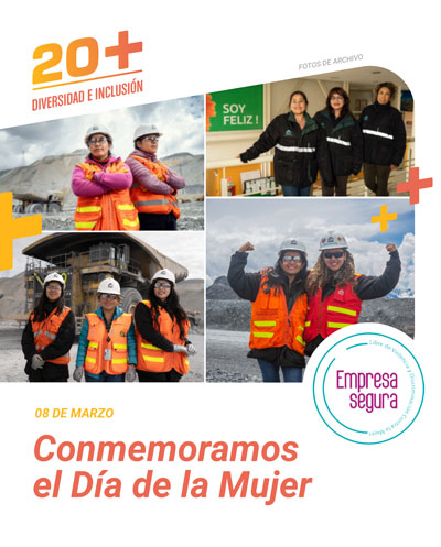 Día de la mujer 2021 Mujer minera