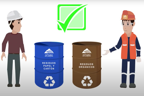 Día Mundial del Reciclaje: En Antamina el reciclaje es una parte importante de la gestión de residuos sólidos, cada trabajador en la empresa se encuentra capacitado para realizar una correcta segregación.