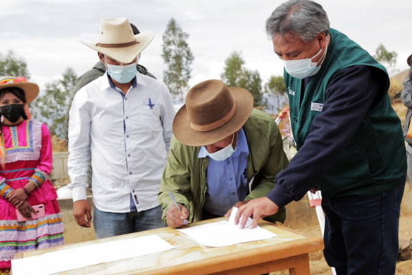 Esta obra será ejecutada vía la modalidad de Obras por Impuesto, bajo convenio entre el Ministerio de Agricultura
