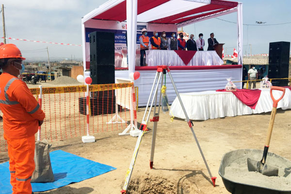 La obra de saneamiento en permitirá que toda la población de Huarmey tenga agua potable las 24 horas del día