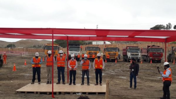 Inauguración de la construcción de planta de tratamiento de agua potable