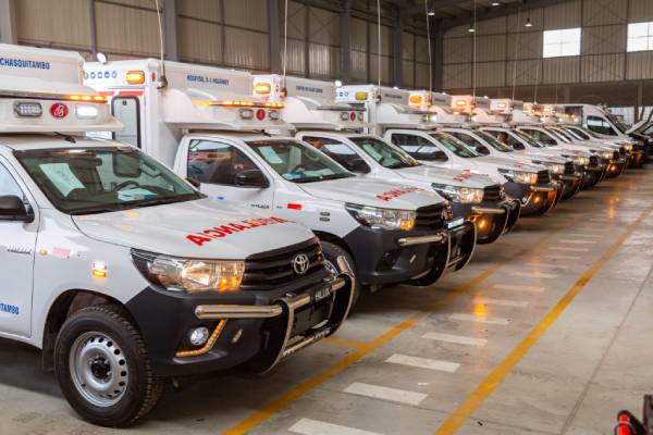 Ambulancias para apoyo a Áncash