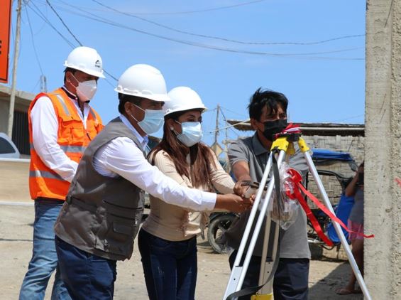 Inicio obra de agua potable en Huarmey