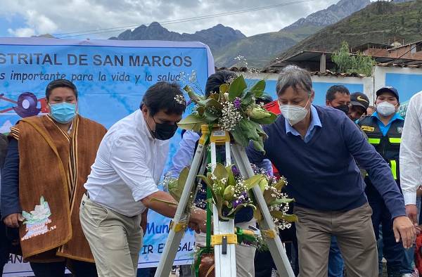 Nuevo sistema de agua potable en San Marcos