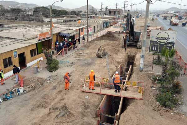 Proyecto de agua y alcantarillado en Huarmey
