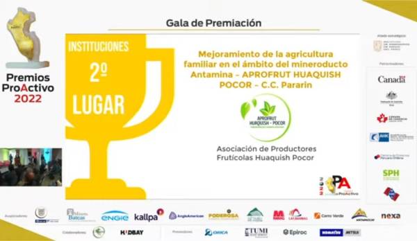 Reconocimiento en los Premios ProActivo 2022