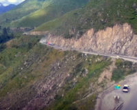 Mantenimiento carretera Cajacay-Santa Rosa