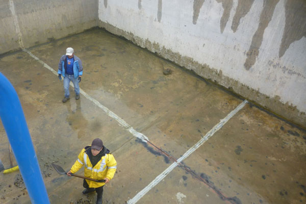 Reservorio de agua en Santa Cruz de Pichiú
