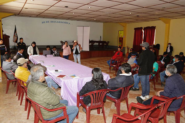 Diálogo para el Centro de Salud de Chiquián