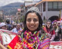 Celebración del carnaval huaracino 2023