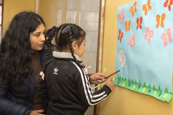 Con los talleres, Antamina busca apoyar la mejora de la calidad educativa de Huari.