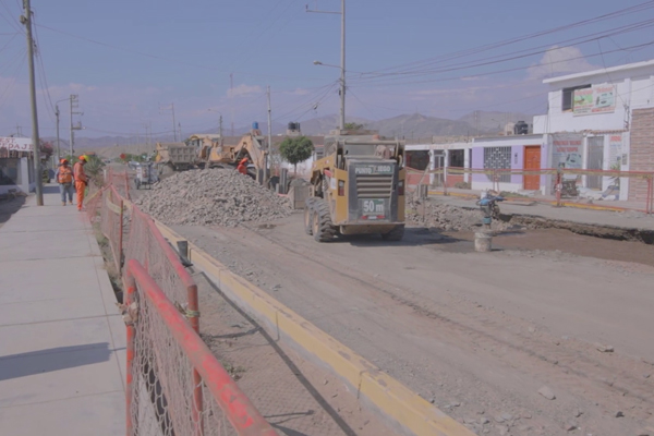 El proyecto también contempla obras de reposición de pistas y veredas.