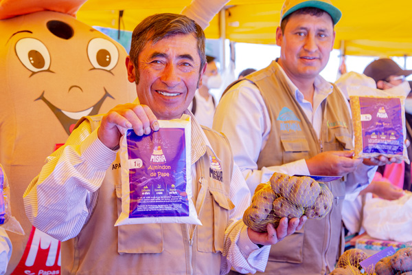 Día del campesino: Una de las asociaciones que apoya Antamina ha lanzado su emprendimiento "Misha" para comercializar productos derivados de la papa