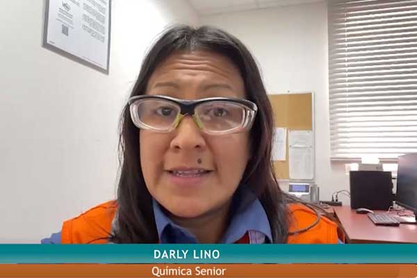 Darly Quino, Quimica Senior de Antamina es una demostración de empoderamiento femenino en la industria