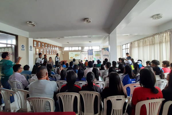 El forum ambiental fue una de las actividades que se realizó para concientizar sobre el cuidado del ecosistema