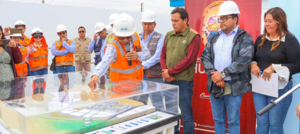 La obra de agua y saneamiento se encuentra al 90%.
