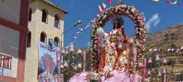 Santa Rosa de Lima celebrada en Chiquián.