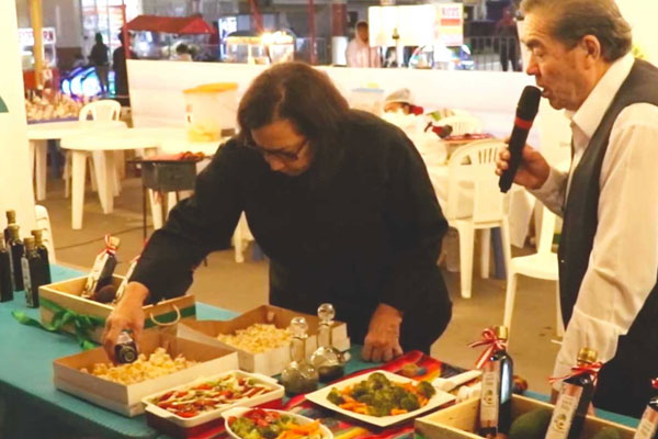 exhibición de aceite de palta