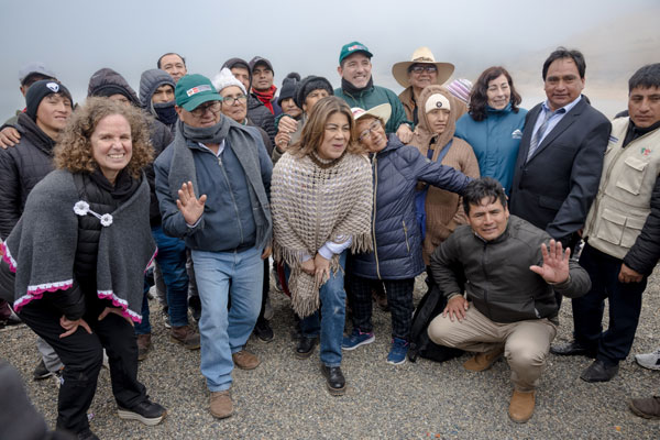 Inauguración de la represa Cushurococha – Huarco Curan