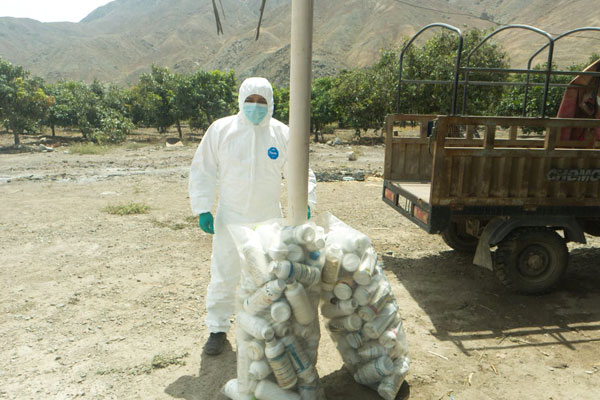 recolección de envases vacíos de agroquímicos