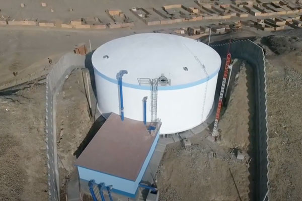 día del agua - obra huarmey