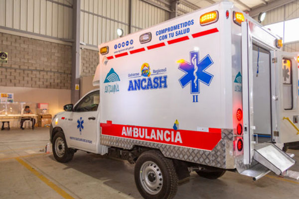 ambulancia en Áncash