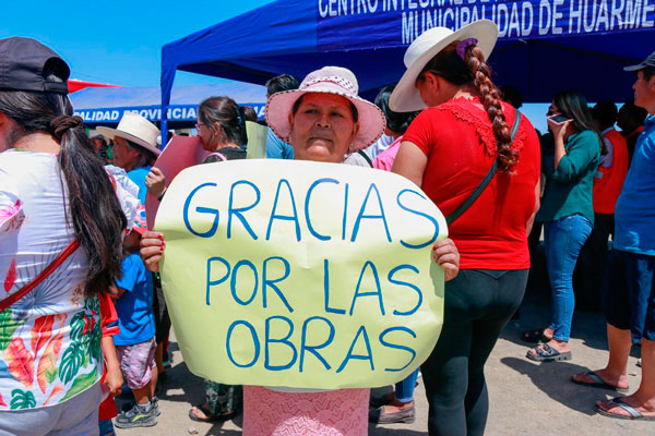 obras del Hospital de Huarmey