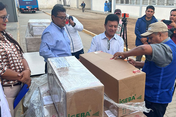 entrega de termonebulizadores en Áncash