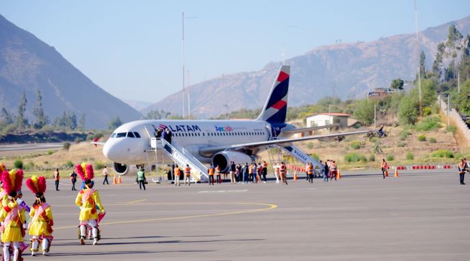 aterrizaje en aeropuerto de Anta