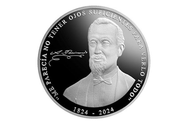 Monedade Antonio Raimondi Moneda del BCRP en conmemoración a los 200 años de Antonio Raimondi.