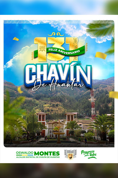 131 aniversario de Chavín de Huántar 131 aniversario: Chavín de Huántar
