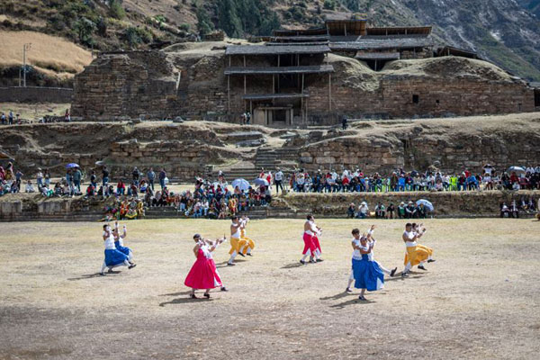 131 aniversario Chavín de Huántar 131 aniversario Chavín de Huántar: danzas típicas