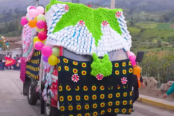 Carnaval minero de San Marcos Carnaval minero de San Marcos 2025: carro alegórico