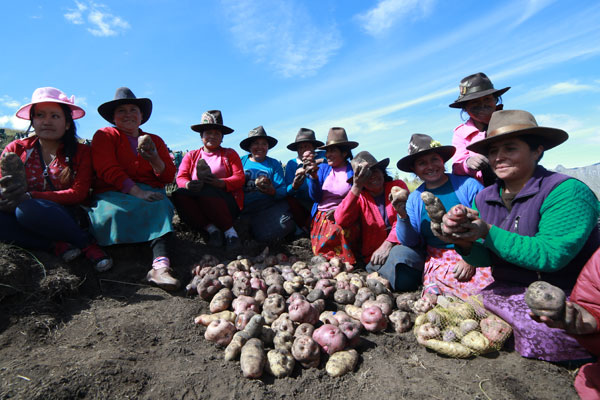 día mujeres rurales: patas nativas día mujeres rurales: papas nativas