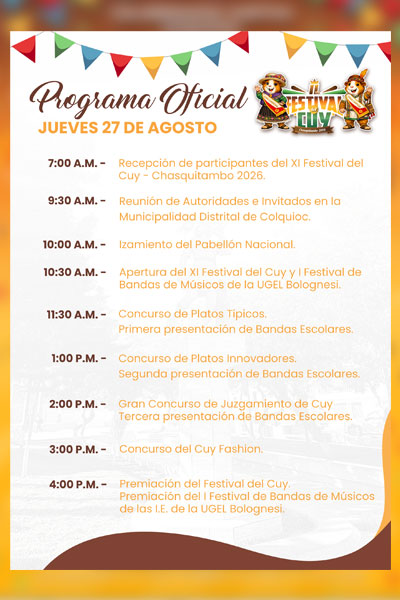 Festival del cuy Festival del cuy