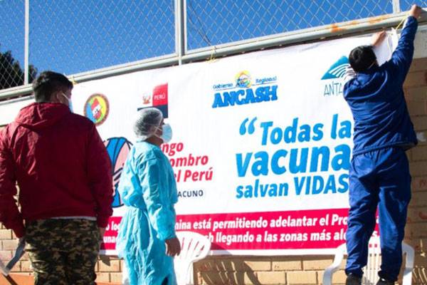 Vacunación en Áncash